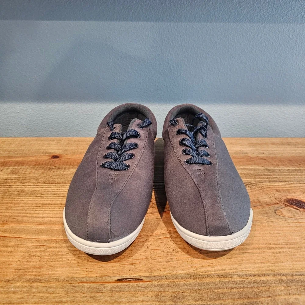 Easy Spirit Women'sAP2 Sneakers Walking Shoes Gray Textile Lace Up 9.5‎ WW